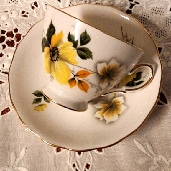 Royal Vale Other - Vintage Royal Vale China Tea Cup and Saucer